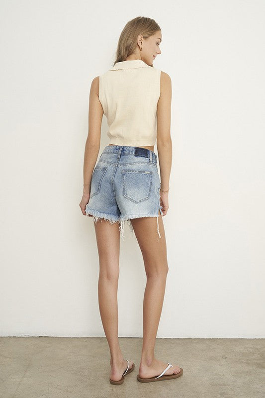 FLIP DENIM SHORTS