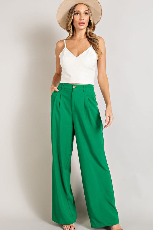 PLEATED PANTS