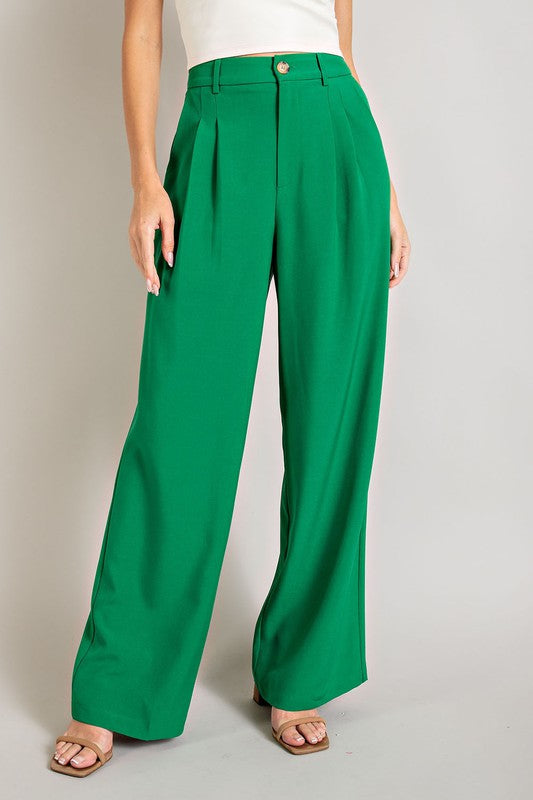 PLEATED PANTS