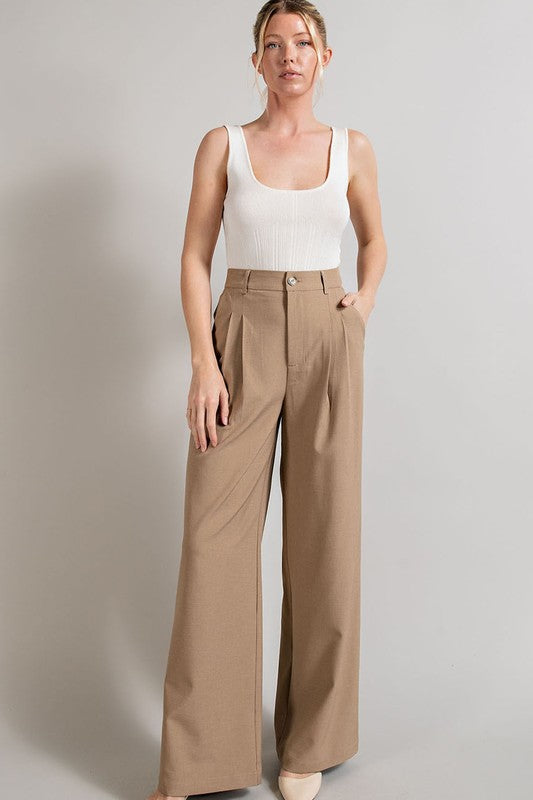 PLEATED PANTS