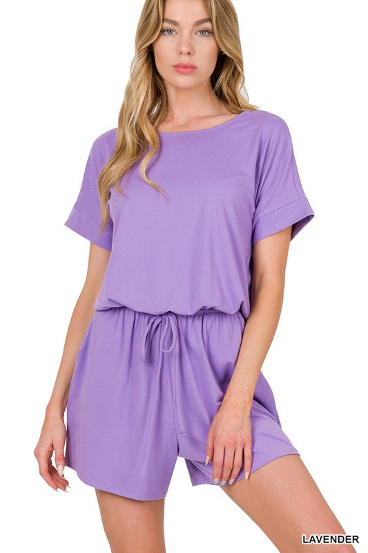 LAVENDAR COZY ROMPER