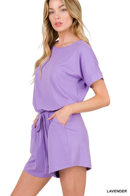 LAVENDAR COZY ROMPER