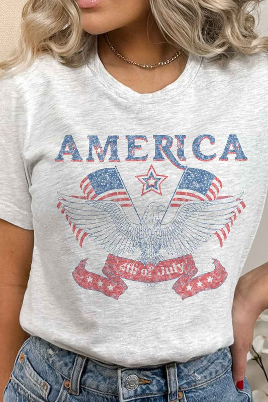 AMERICA OVERSIZED GRAPHIC TEE / T-SHIRT