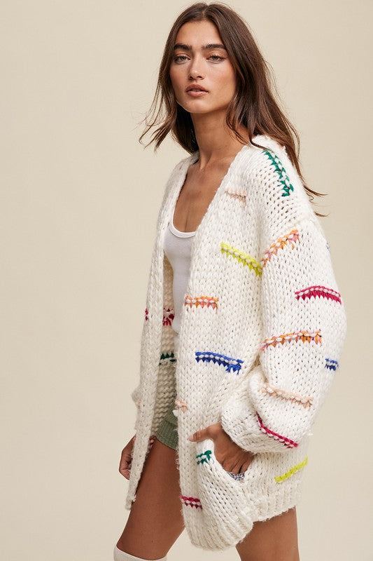 RAINBOW CARDI