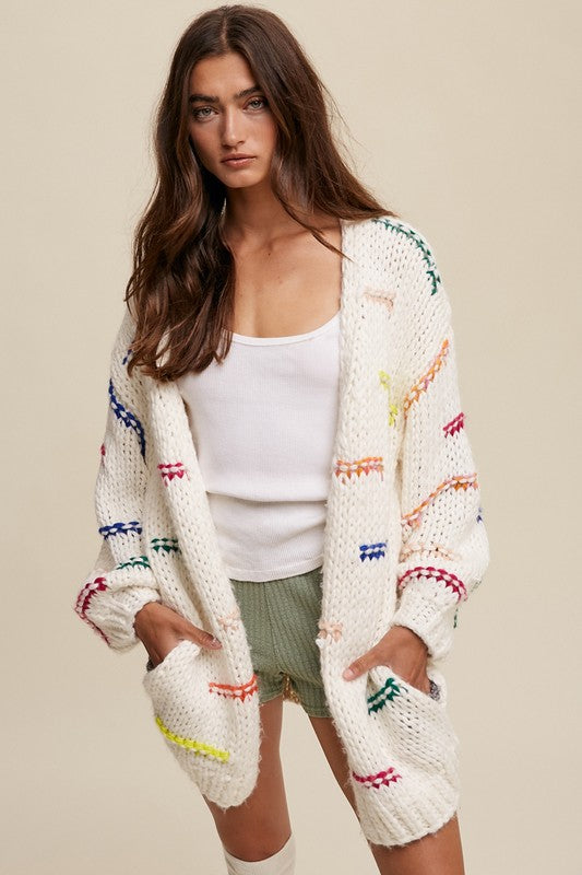 RAINBOW CARDI