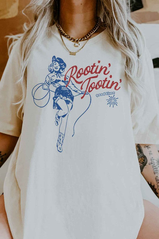 ROOTIN TOOTIN COUNTRY GRAPHIC TEE / T-SHIRT