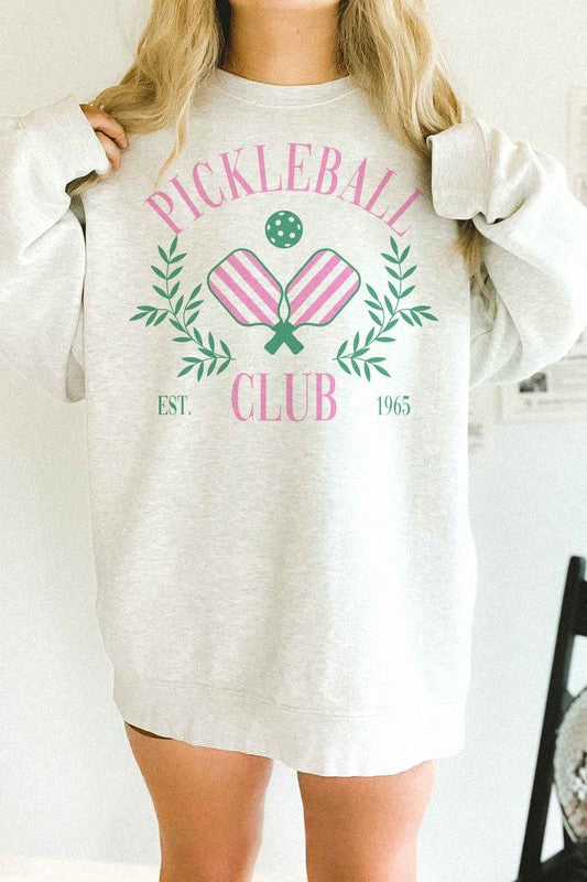 PICKLEBALL CLUB OVERSIZED SWEATSHIRT