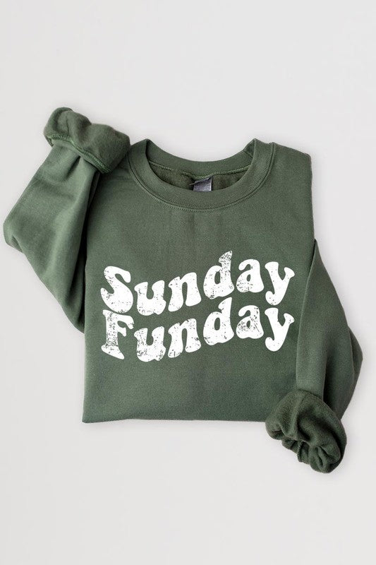 Sunday Funday Graphic Fleece Sweatshirts