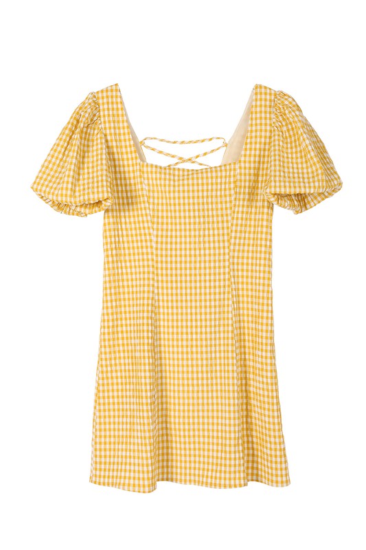 GINGHAM DRESS