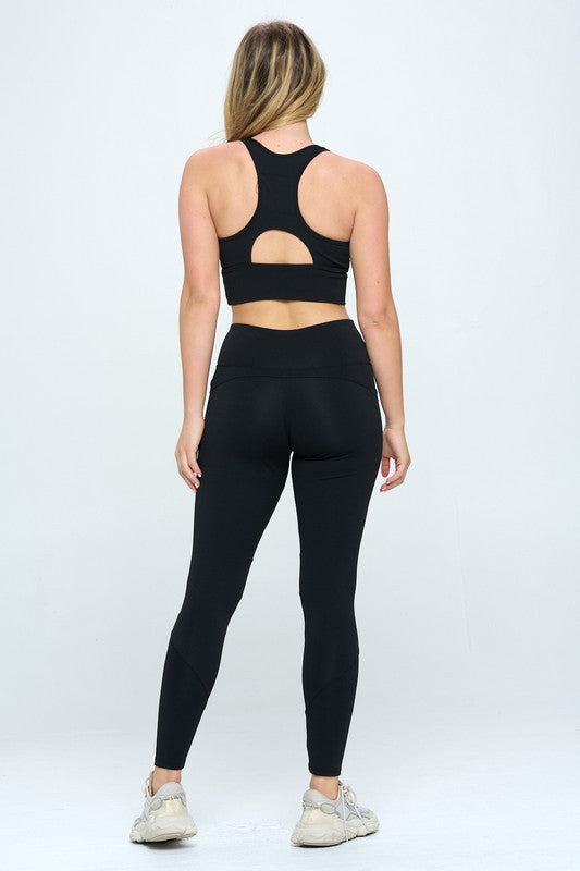 CUTOUT ACTIVEWEAR SET