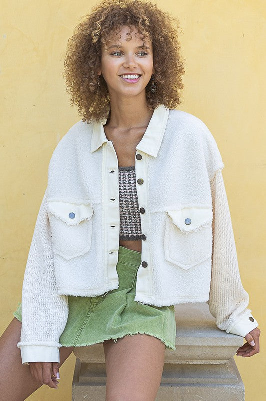 SHERPA CROP SHACKET