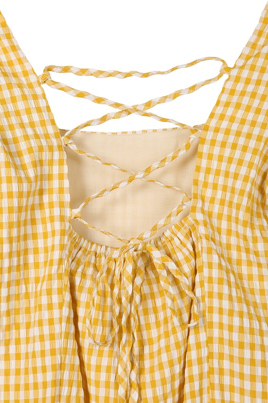 GINGHAM DRESS