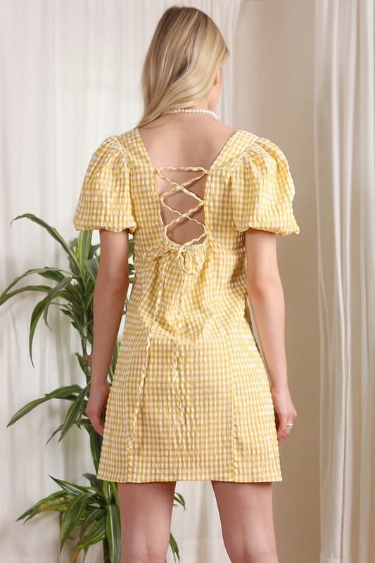 GINGHAM DRESS