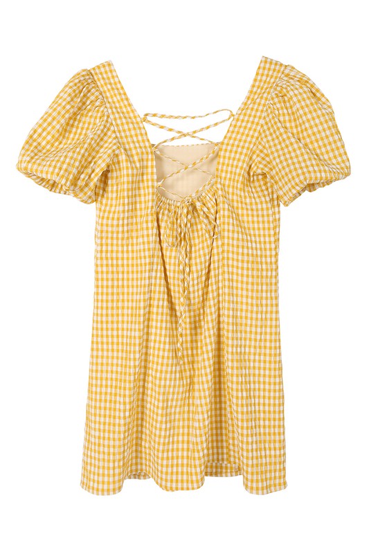 GINGHAM DRESS