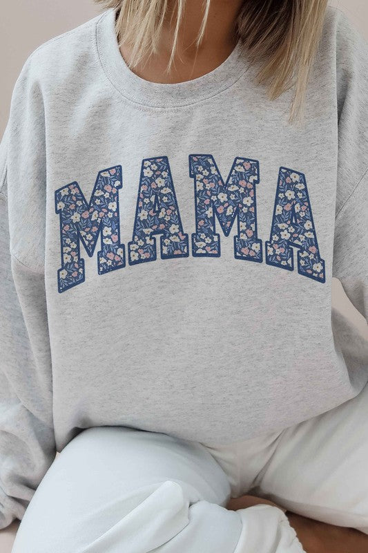 FLORAL MAMA Graphic Sweatshirt