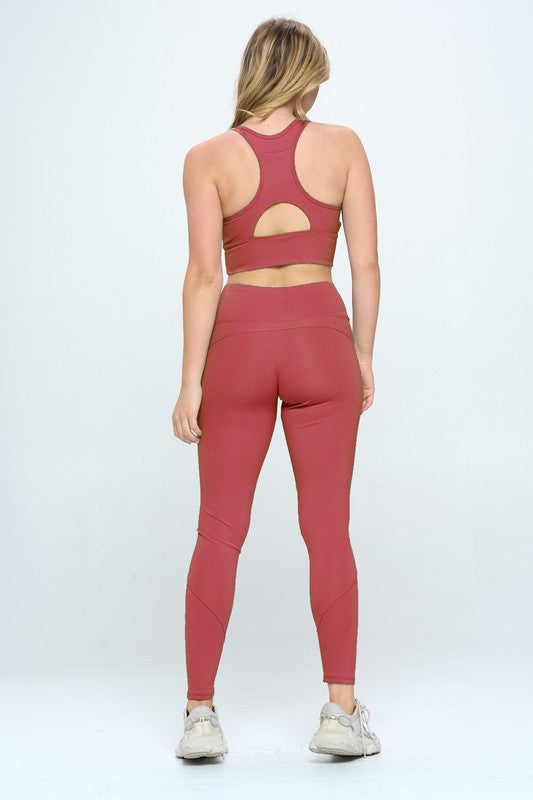 CUTOUT ACTIVEWEAR SET