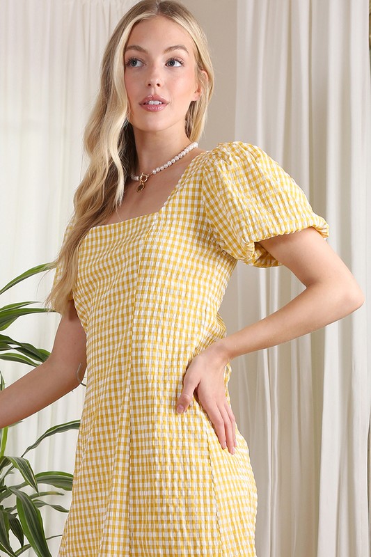 GINGHAM DRESS